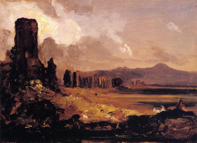 Thomas Cole Campagna di Roma France oil painting art